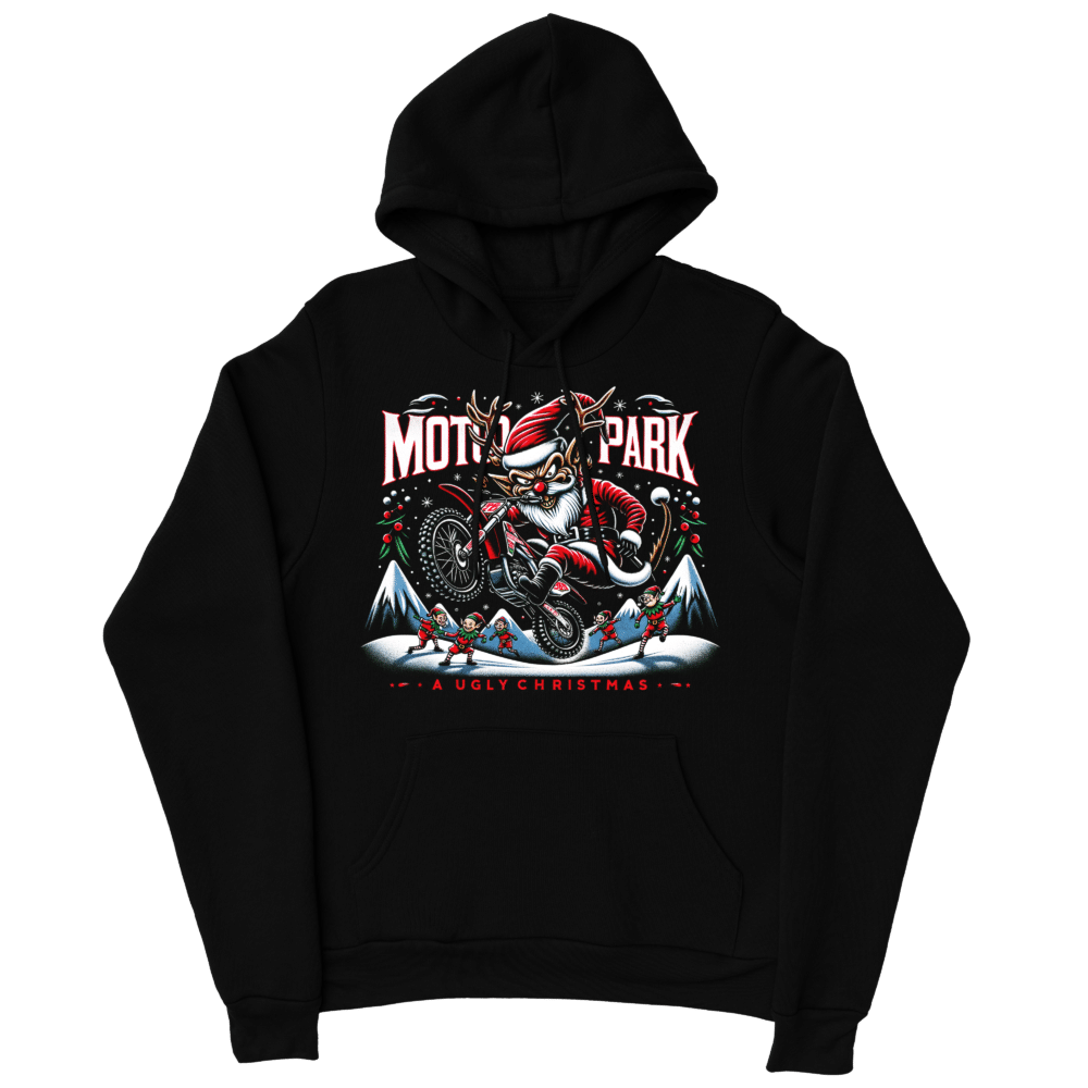 MP Hoodie - Evil Reindeer - MPG-1-H-Black-UglyChristmas