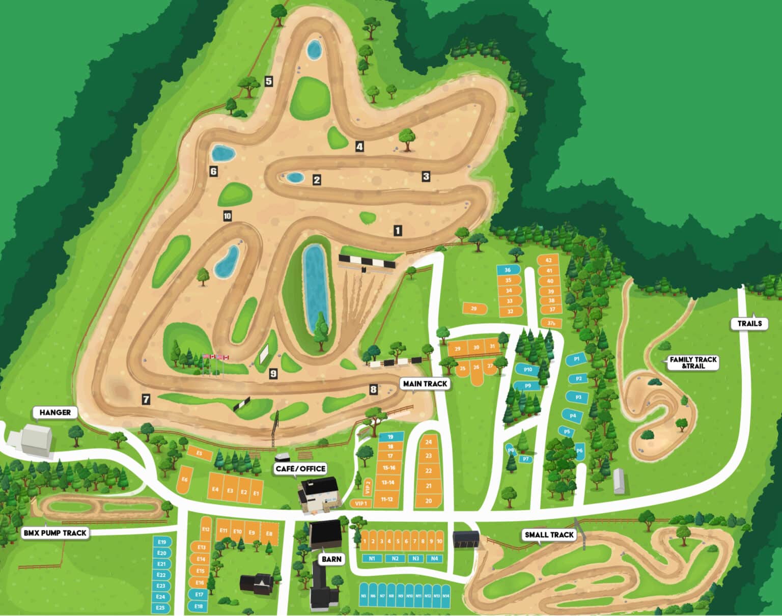 Motopark Property Map - Camping Map